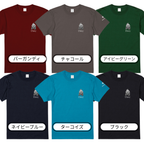 #推しはウチの子 Tシャツ(左胸フォト＆ネーム)