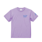 My dog is fast, but I'm not ドライTシャツ｜胸ロゴ＆バックプリント lavender image