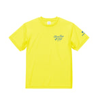 My dog is fast, but I'm not ドライTシャツ｜胸ロゴ＆バックプリント yellow image