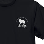 #推しはウチの子 シルエット＆ネーム 刺繍Tシャツ シェットランド・シープドッグ
