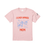 COCKER SPANIEL MOM｜コッカースパニエル マム グラフィックT baby-pink image