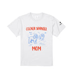 COCKER SPANIEL MOM｜コッカースパニエル マム グラフィックT white image