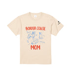 BORDER COLLIE MOM｜ボーダーコリー マム グラフィックT natural image