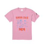 BORDER COLLIE MOM｜ボーダーコリー マム グラフィックT pink image