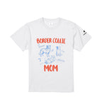 BORDER COLLIE MOM｜ボーダーコリー マム グラフィックT white image