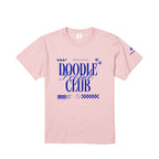 DOODLE PEOPLE CLUB｜UNITED BY DOODLES グラフィックデザインT baby-pink image