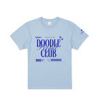 DOODLE PEOPLE CLUB｜UNITED BY DOODLES グラフィックデザインT light-blue image