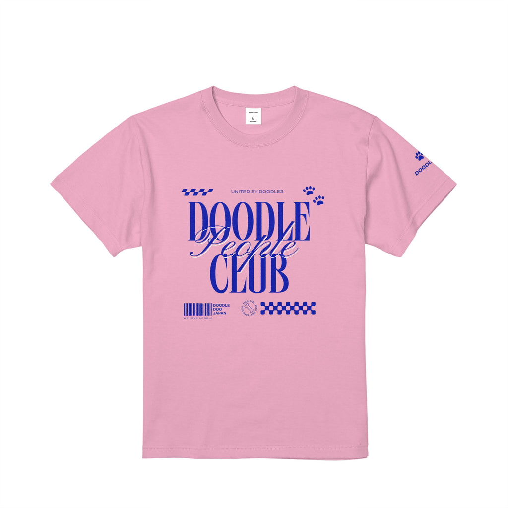 DOODLE PEOPLE CLUB｜UNITED BY DOODLES グラフィックデザインT pink image