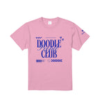 DOODLE PEOPLE CLUB｜UNITED BY DOODLES グラフィックデザインT pink image