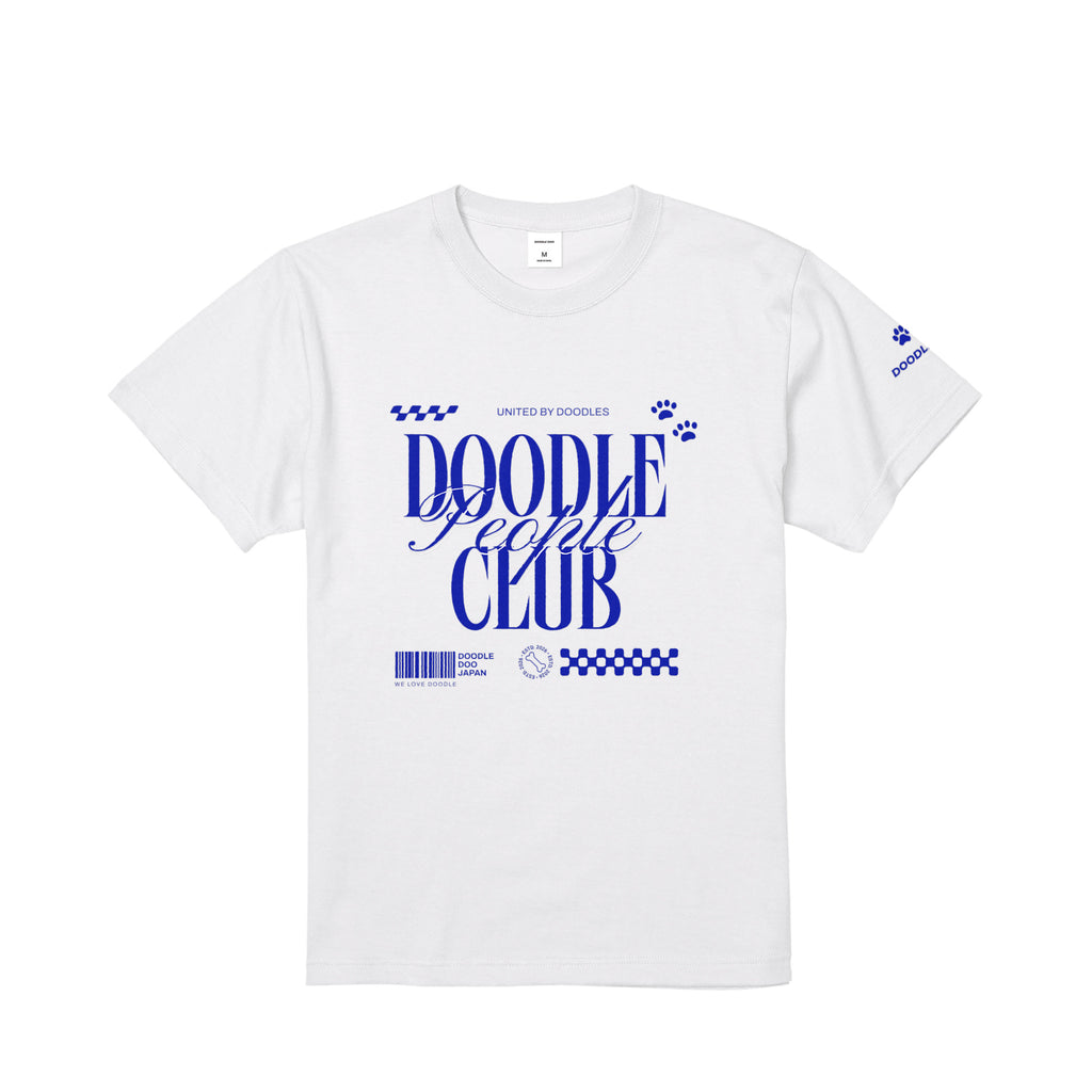 DOODLE PEOPLE CLUB｜UNITED BY DOODLES グラフィックデザインT white image