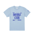 DOODLE PEOPLE CLUB｜UNITED BY DOODLES グラフィックデザインT light-blue image