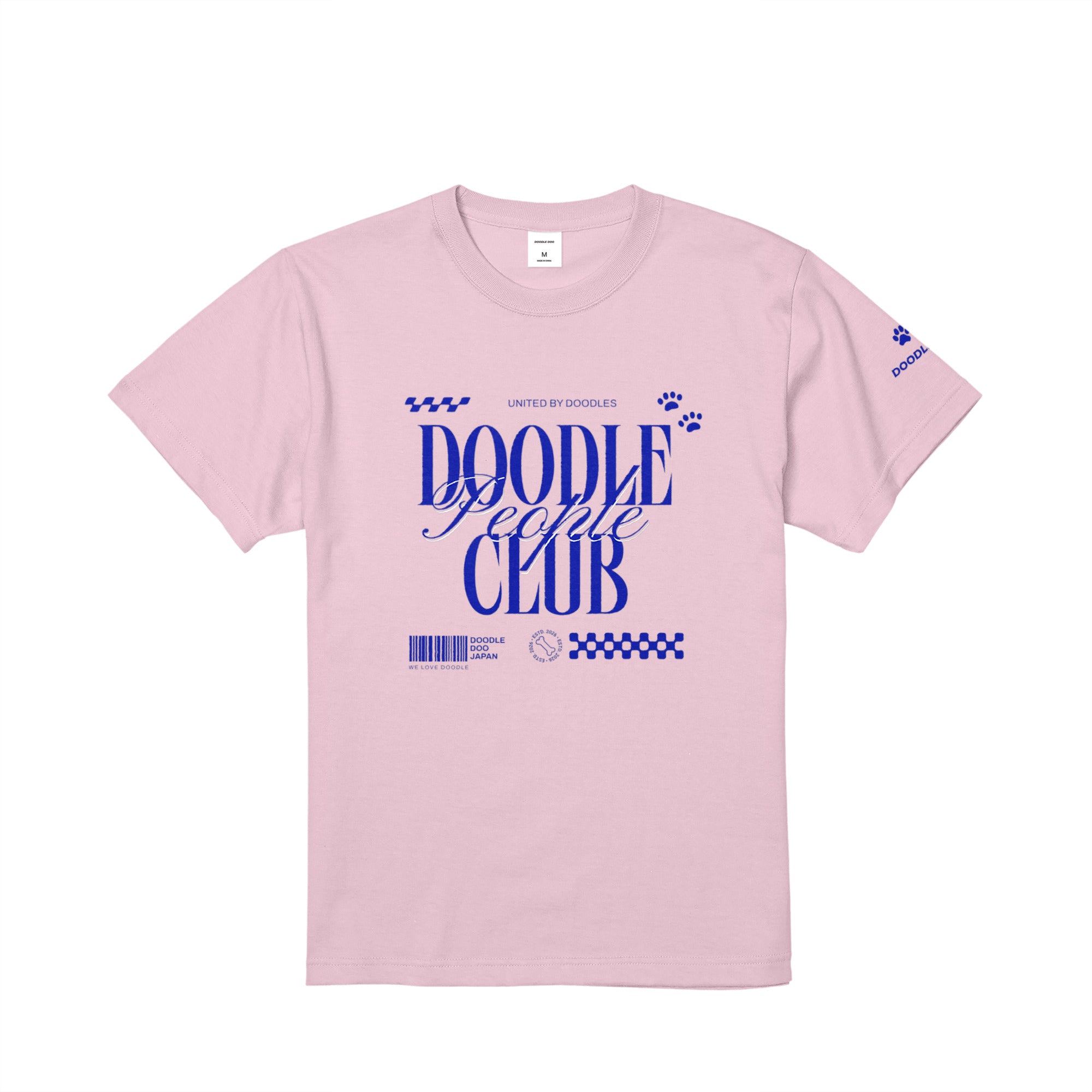 DOODLE PEOPLE CLUB｜UNITED BY DOODLES グラフィックデザインT light-pink image
