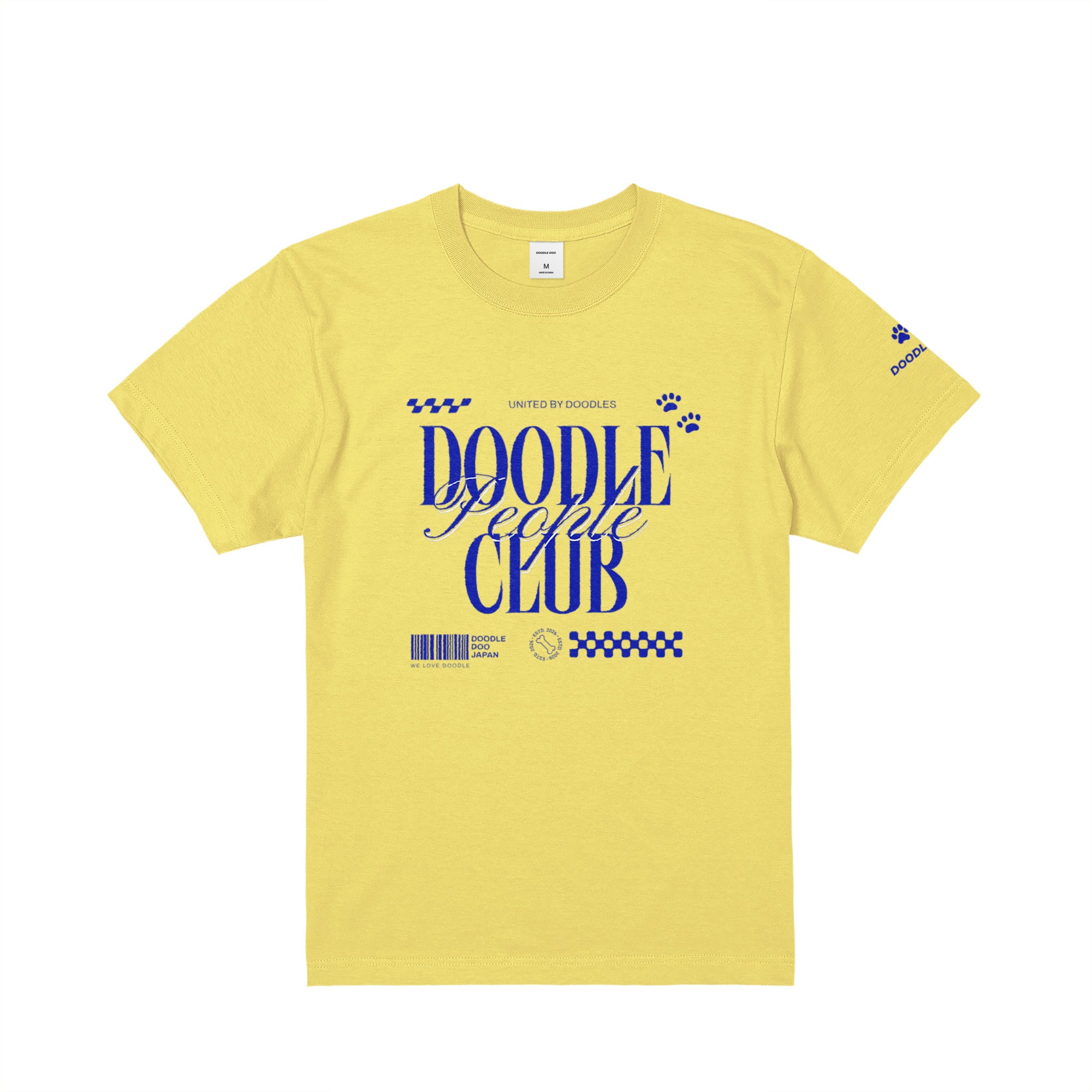 DOODLE PEOPLE CLUB｜UNITED BY DOODLES グラフィックデザインT light-yellow image