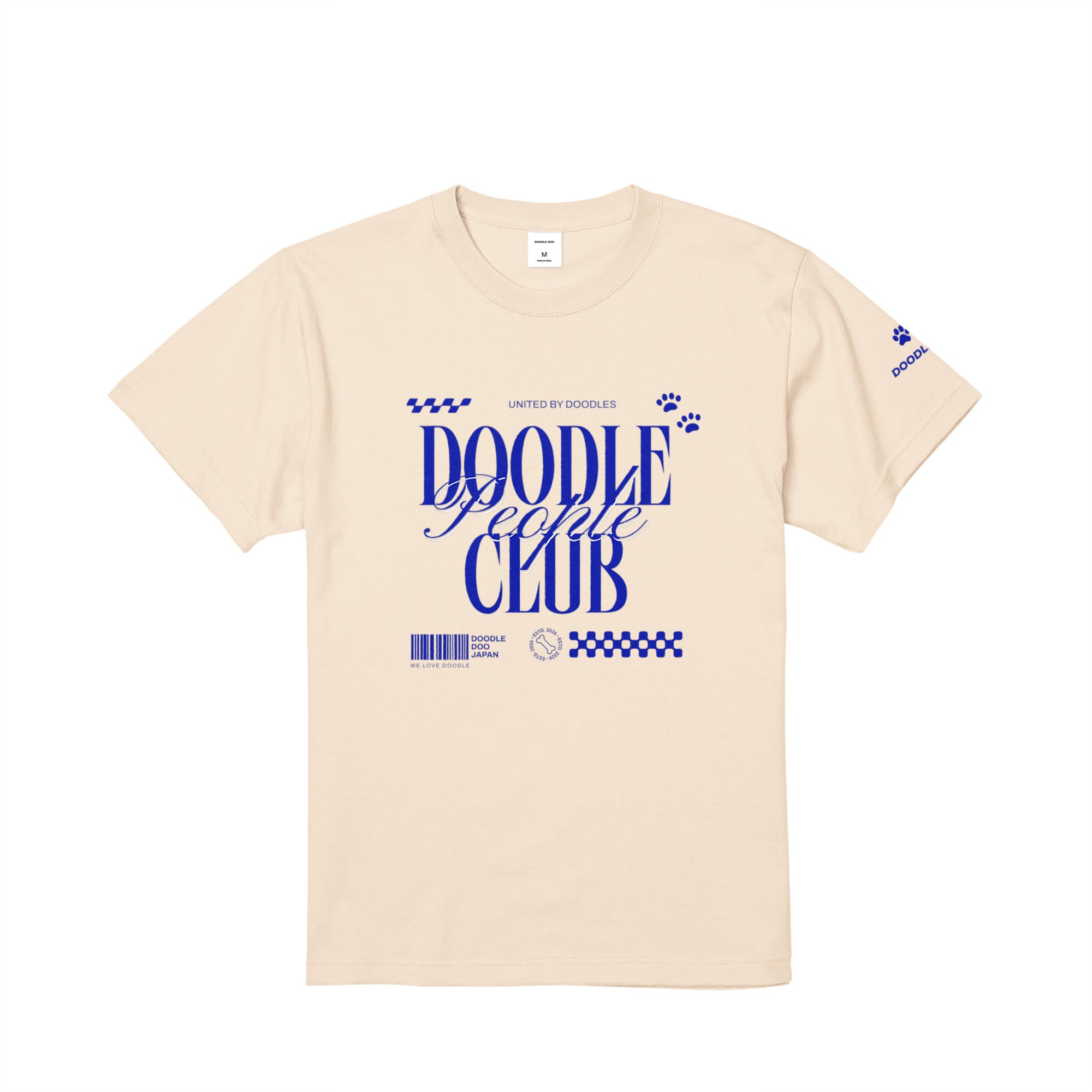 DOODLE PEOPLE CLUB｜UNITED BY DOODLES グラフィックデザインT natural image