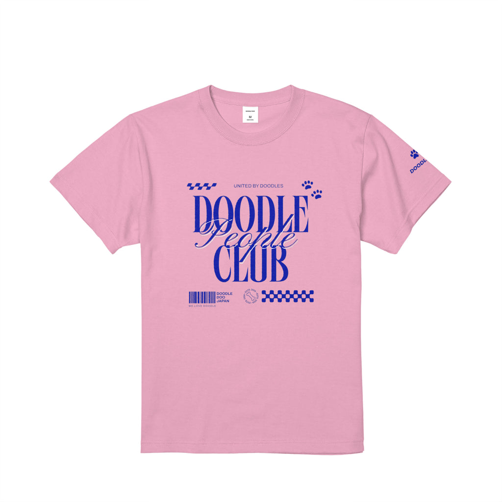 DOODLE PEOPLE CLUB｜UNITED BY DOODLES グラフィックデザインT pink image