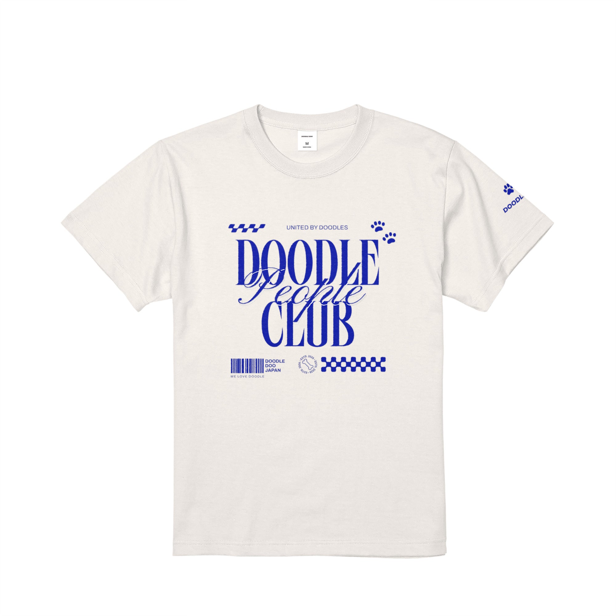 DOODLE PEOPLE CLUB｜UNITED BY DOODLES グラフィックデザインT vanilla-white image