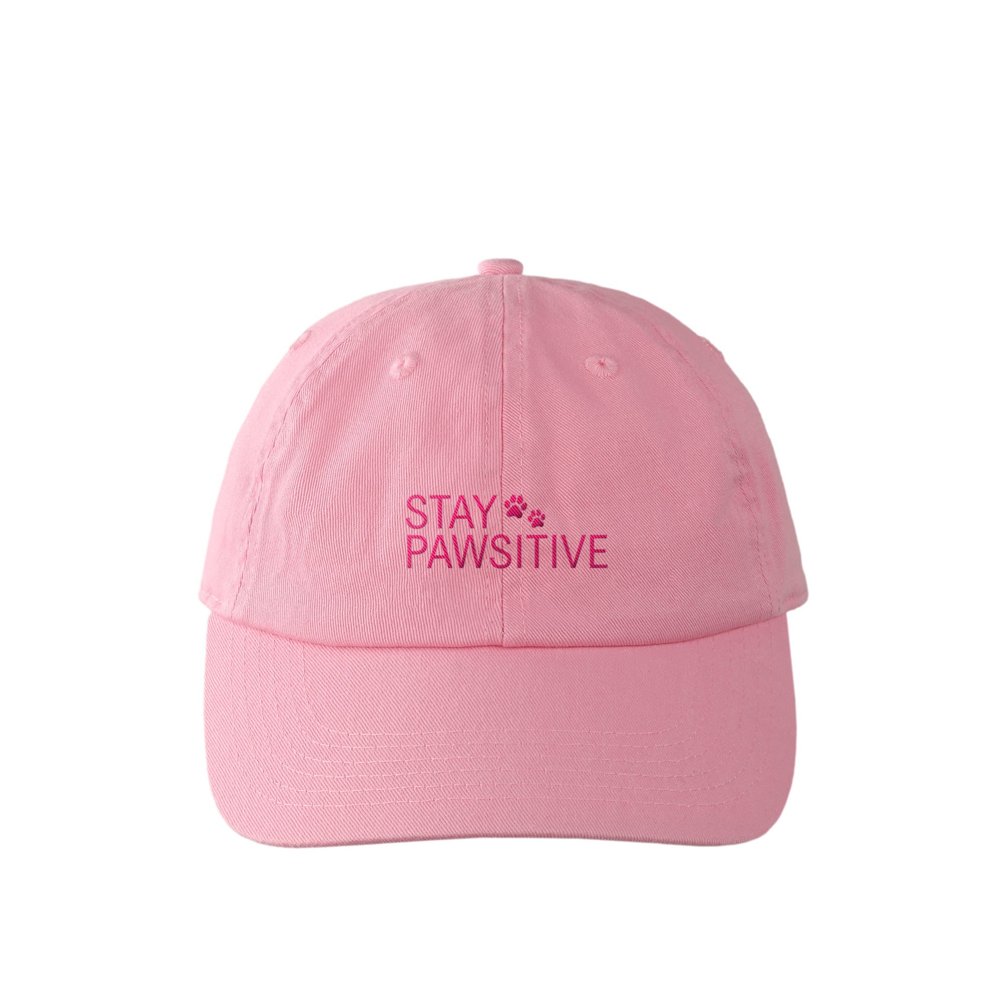 STAY PAWSITIVE カラフルキャップ light-pink image