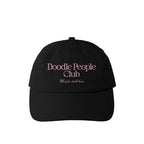 DOODLE PEOPLE CLUB｜カラフルロゴキャップ black image