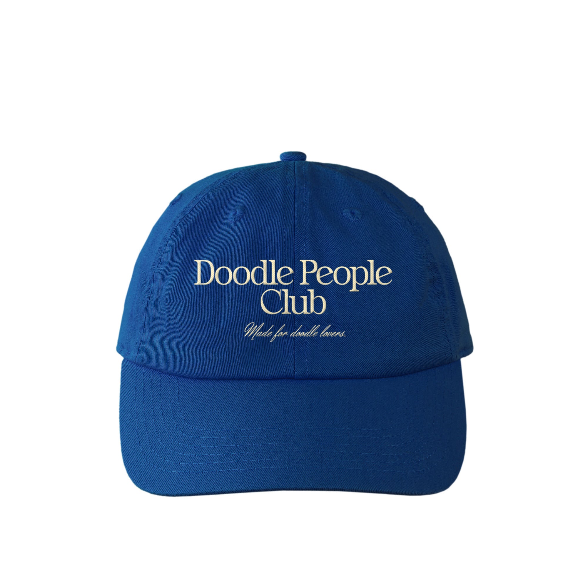 DOODLE PEOPLE CLUB｜カラフルロゴキャップ royal-blue image