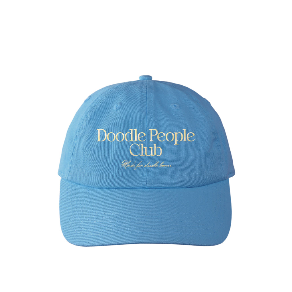 DOODLE PEOPLE CLUB｜カラフルロゴキャップ sky-blue image
