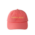 DOODLE MOM キャップ｜カラフルロゴキャップ coral image