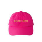 DOODLE MOM キャップ｜カラフルロゴキャップ hot-pink image