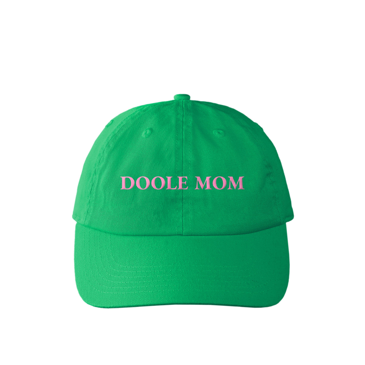 DOODLE MOM キャップ｜カラフルロゴキャップ kelly-green image