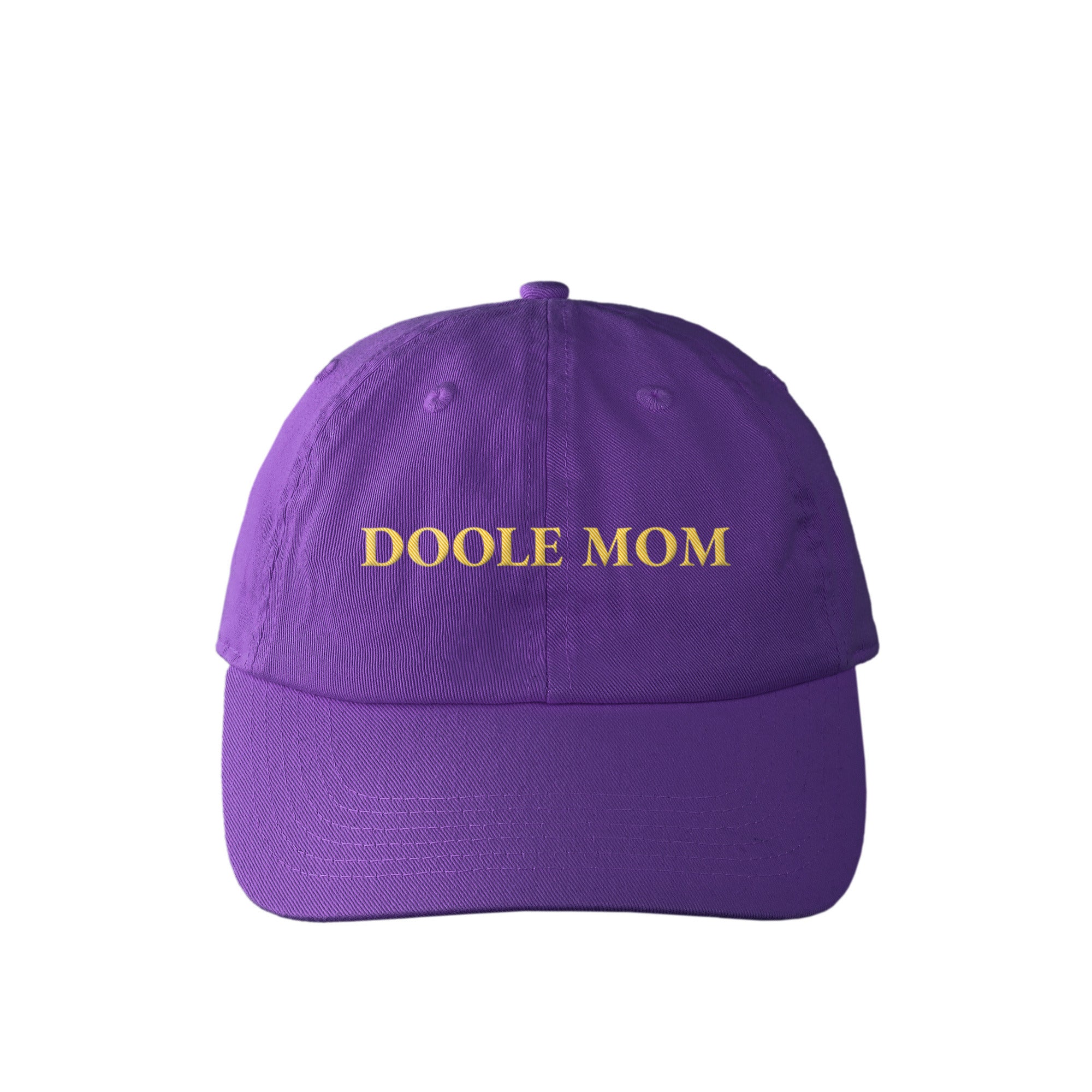 DOODLE MOM キャップ｜カラフルロゴキャップ purple image
