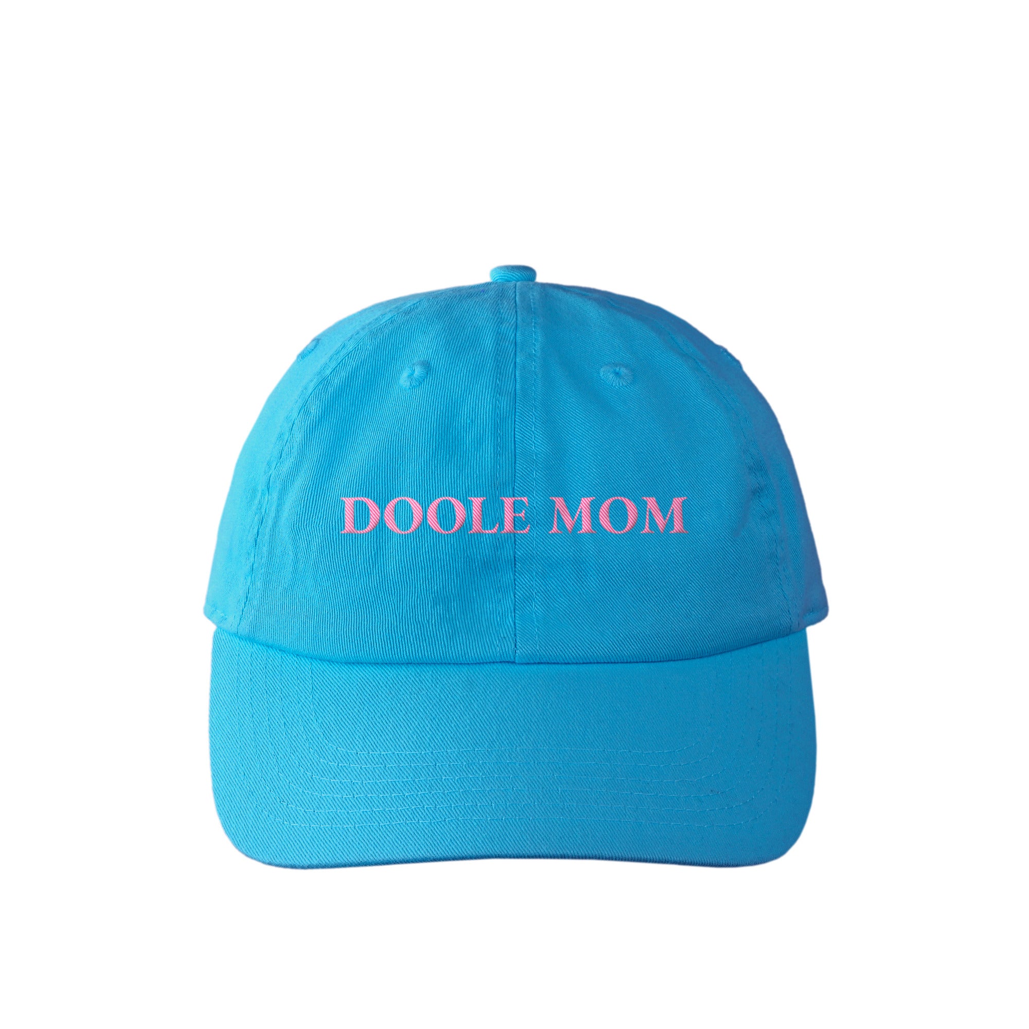 DOODLE MOM キャップ｜カラフルロゴキャップ turquoise image