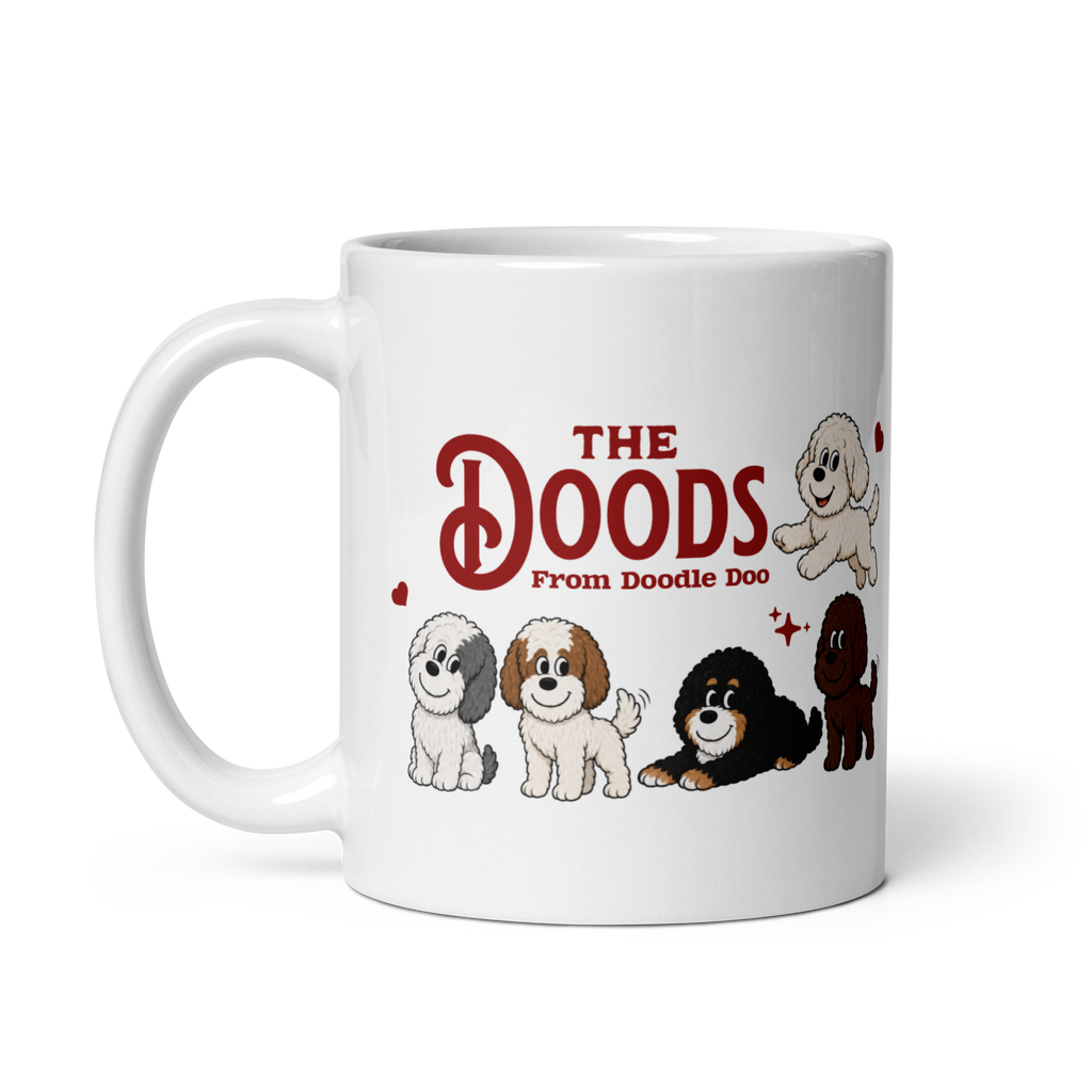 Coffee & Doodle マグカップ｜ドゥードル好き コーヒーマグ 犬好き マグカップ