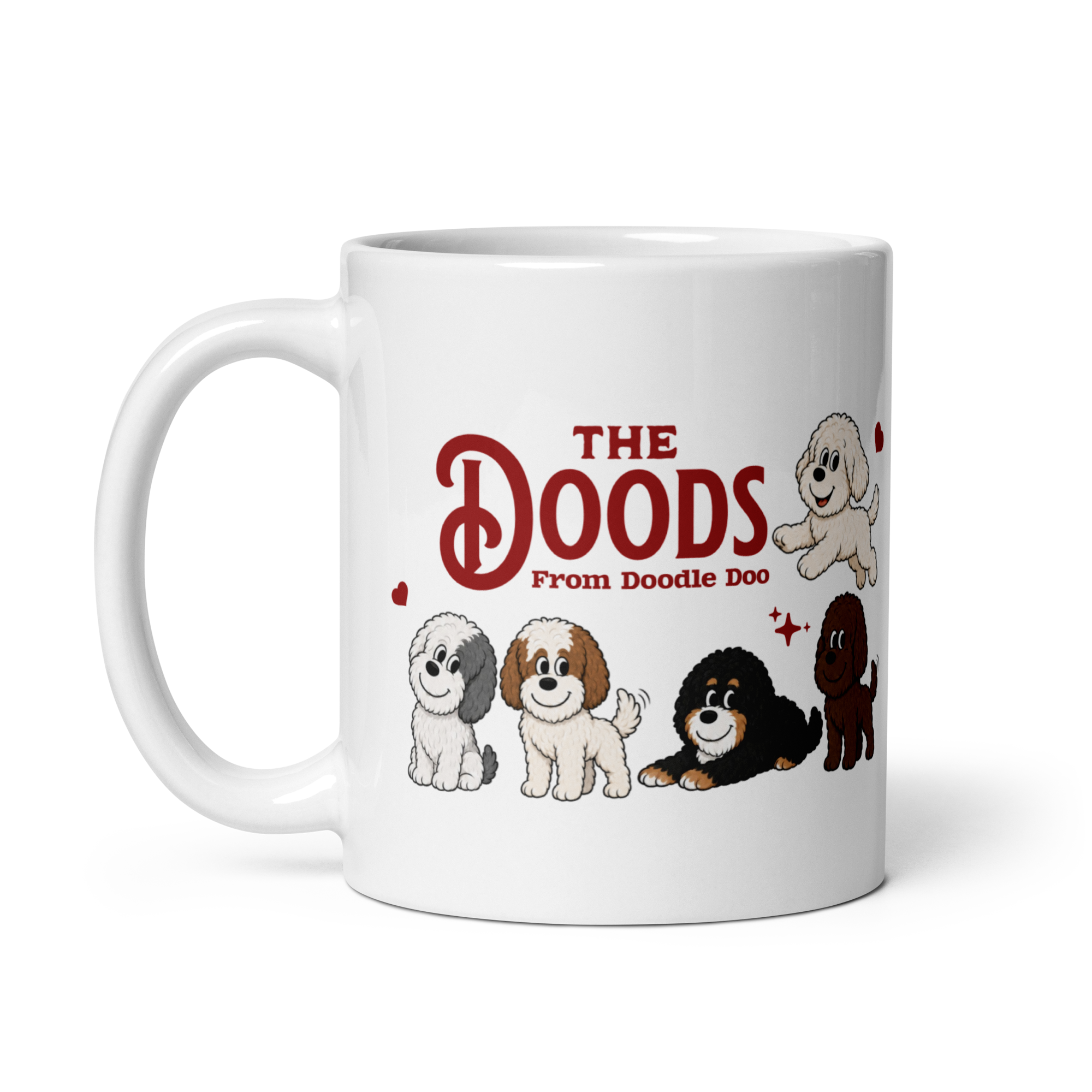 Coffee & Doodle マグカップ｜ドゥードル好き コーヒーマグ 犬好き マグカップ