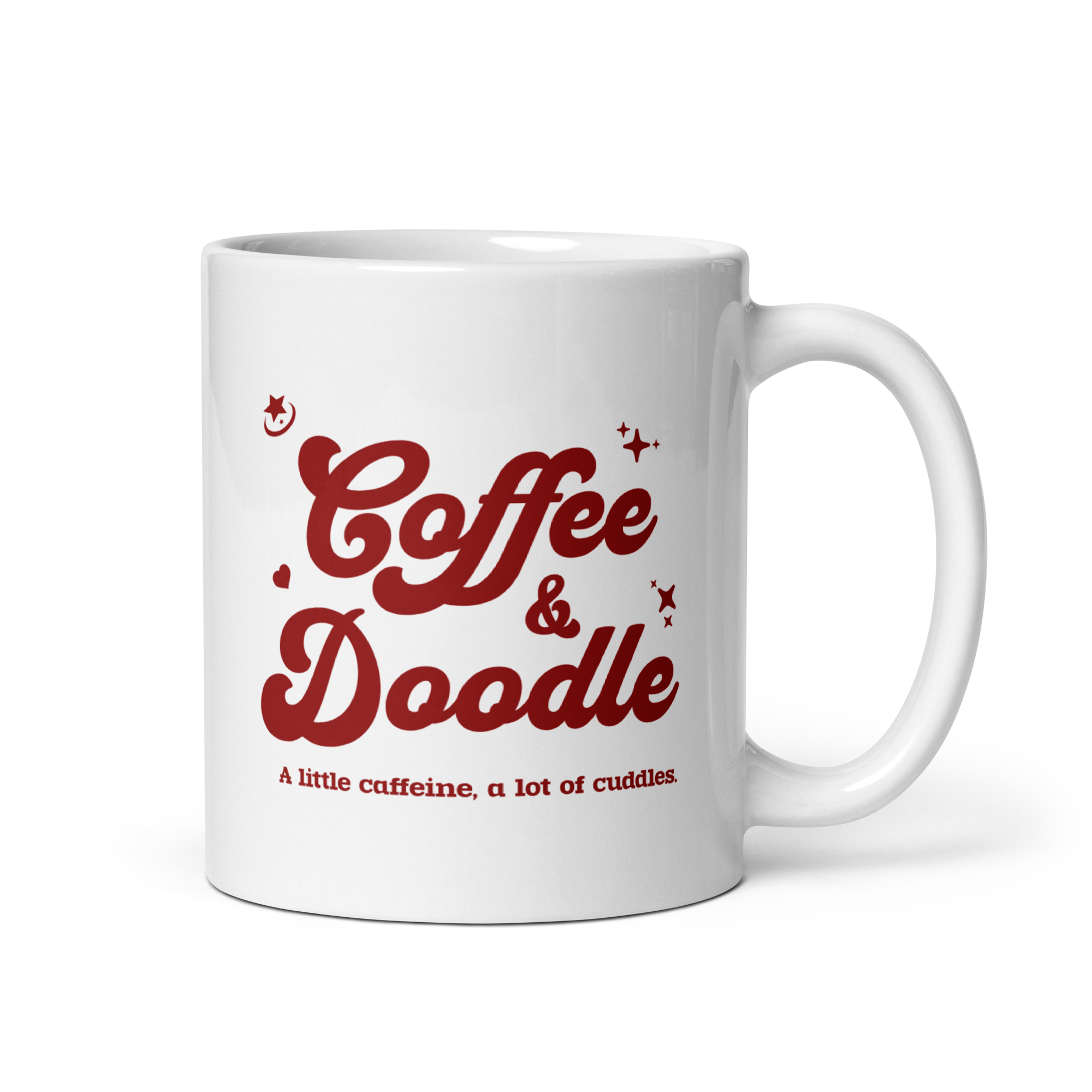 Coffee & Doodle マグカップ｜ドゥードル好き コーヒーマグ 犬好き マグカップ